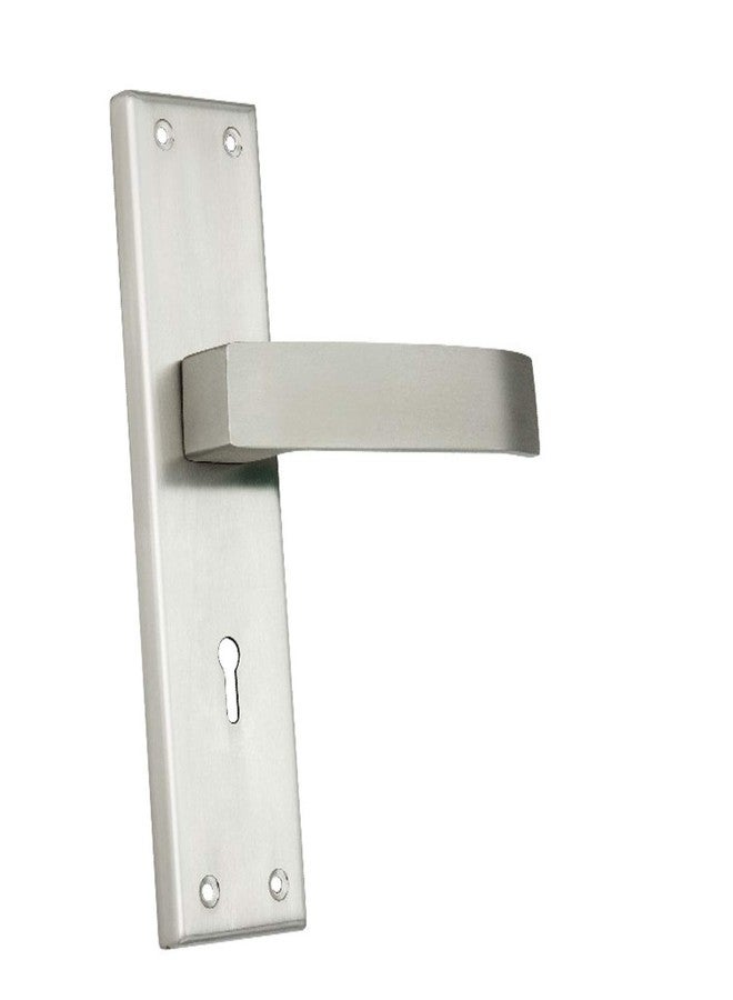 SHRIDA 8" SS Door Lock Handle Set with Brass Lock Body Set with 3 Keys/Mortise Door Locks for Main Door/Door Lock for Bedroom Door/Main Door Locks for Home (SS Finish, 422) - Image 2